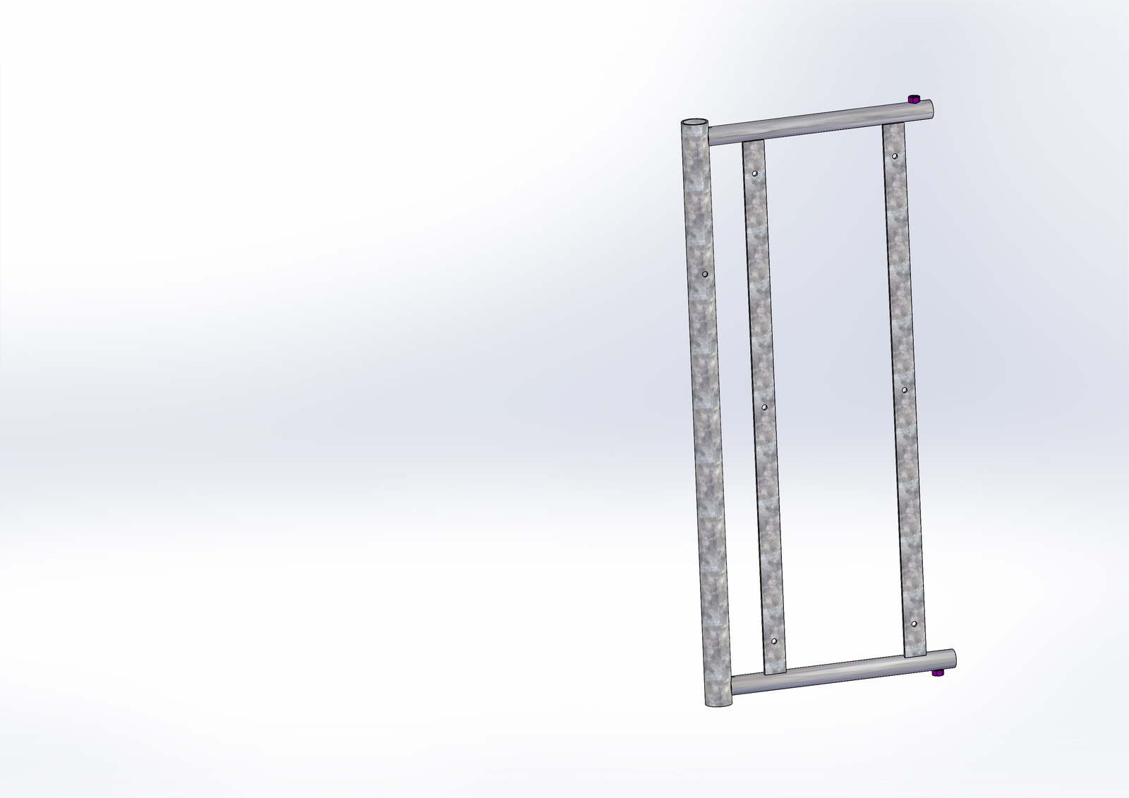 Door element 650-1000mm f/boar-restraining door HD65/DKD16